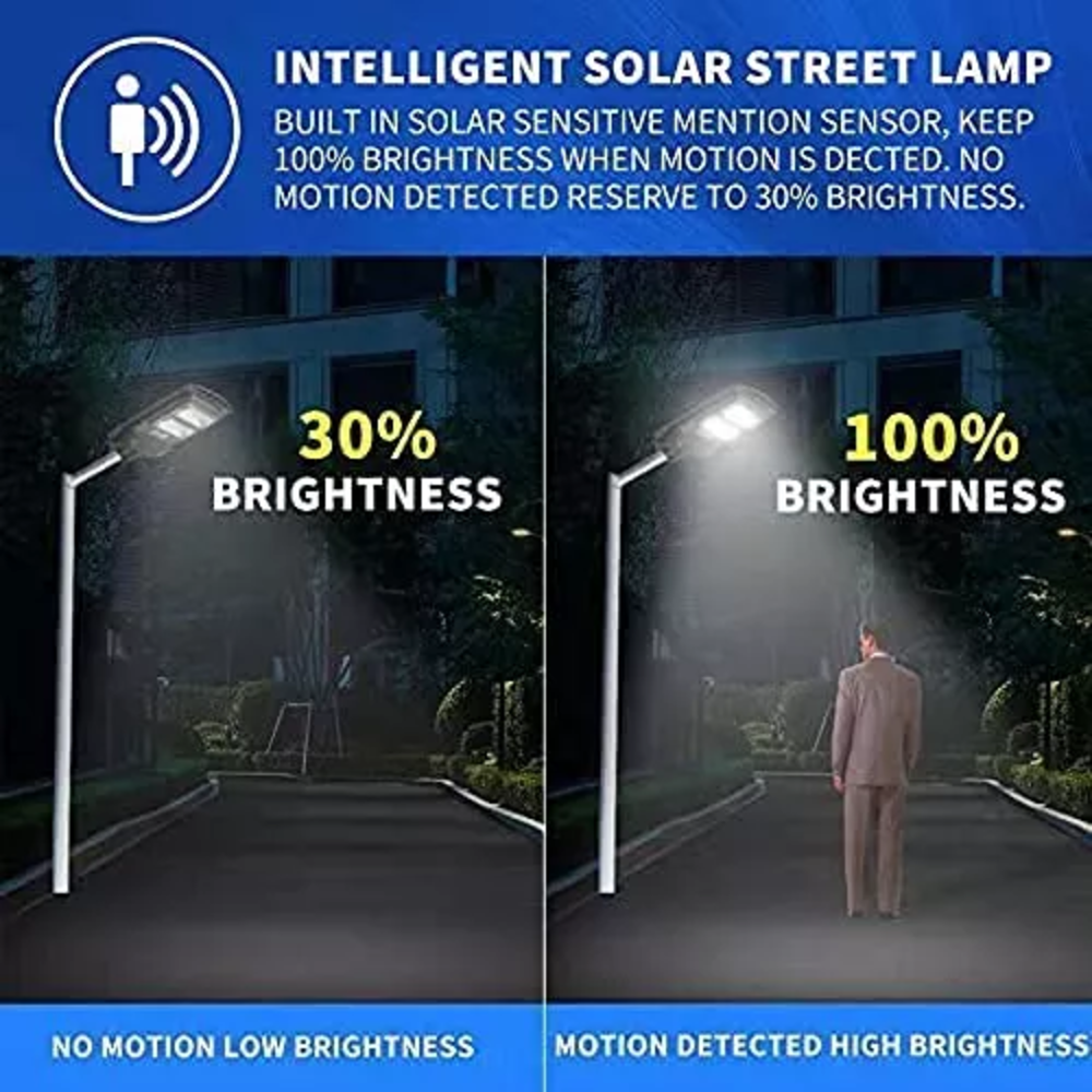 180W Country Road Solar Street Light مع بطارية احتياطية